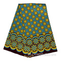 ผ้าโพลีเอสเตอร์ผ้าแว็กซ์สีทองแอฟริกันพิมพ์เนื้อผ้า